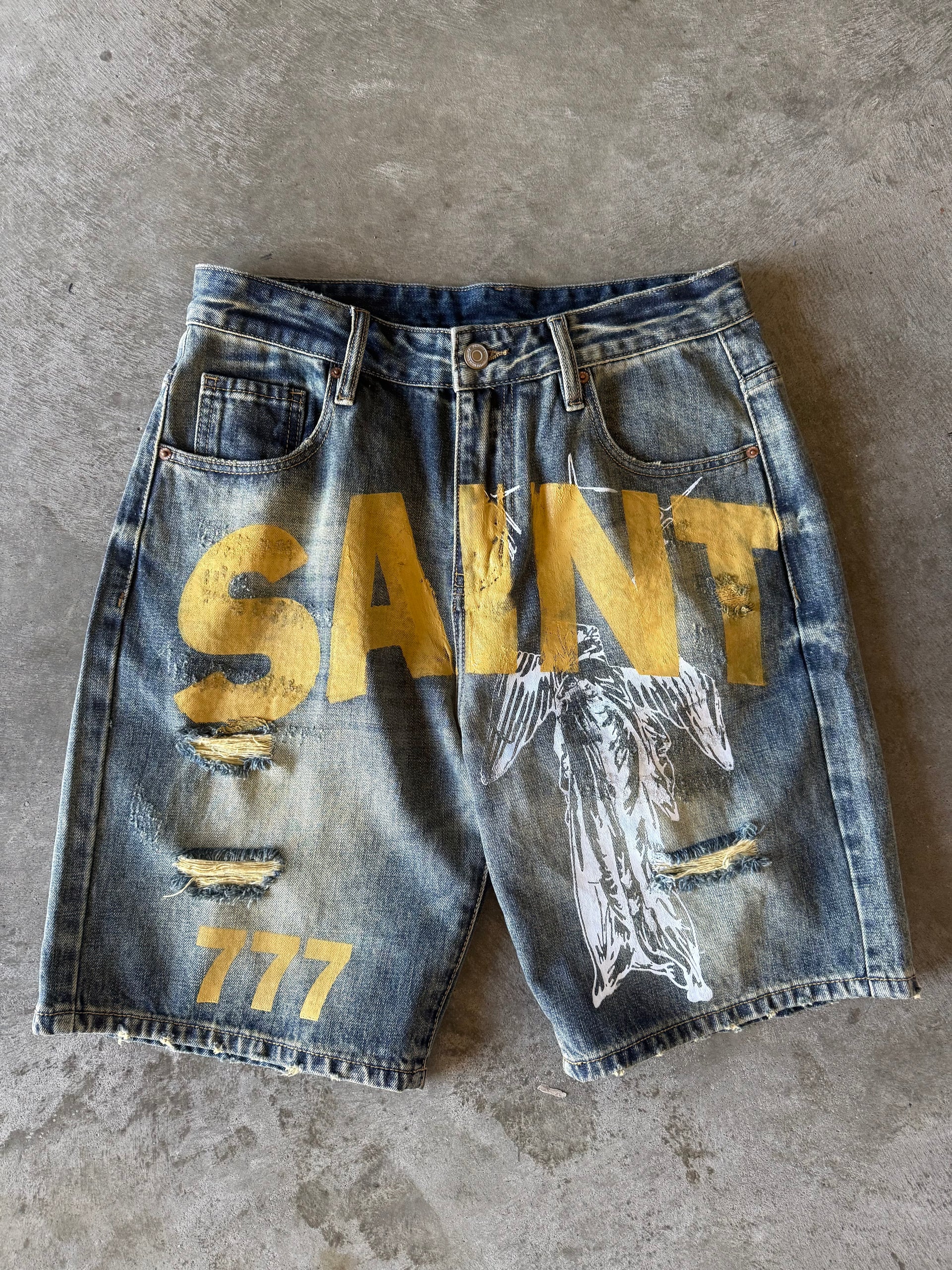 DIE RICH SHOP “EXCLUSIVE SAINT” JORTS